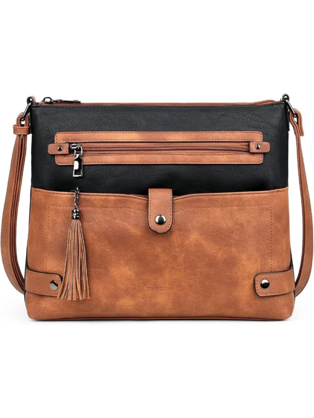 Stylish Large Waterproof Leather Crossbody Bag for Women - Perfect Everyday